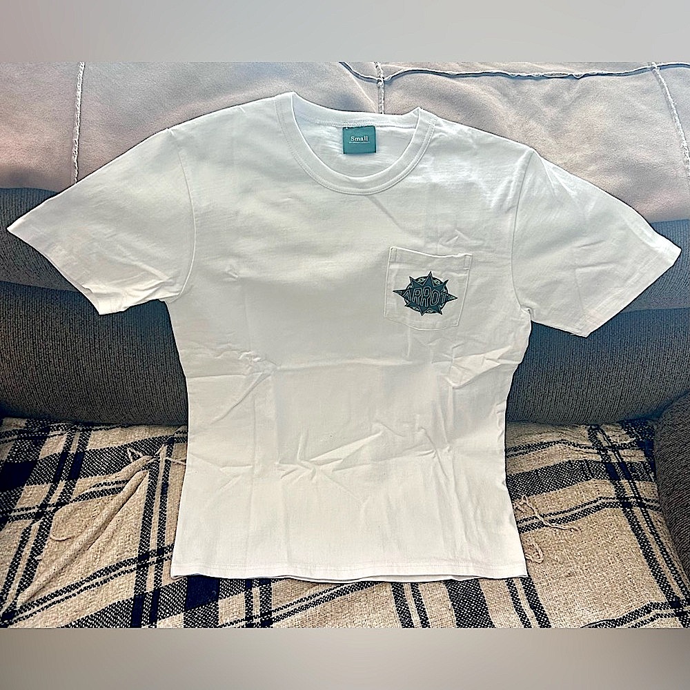 Vintage Carrots By Anwar - “Carrots Star” Short Sleeve T-Shirt - White - New